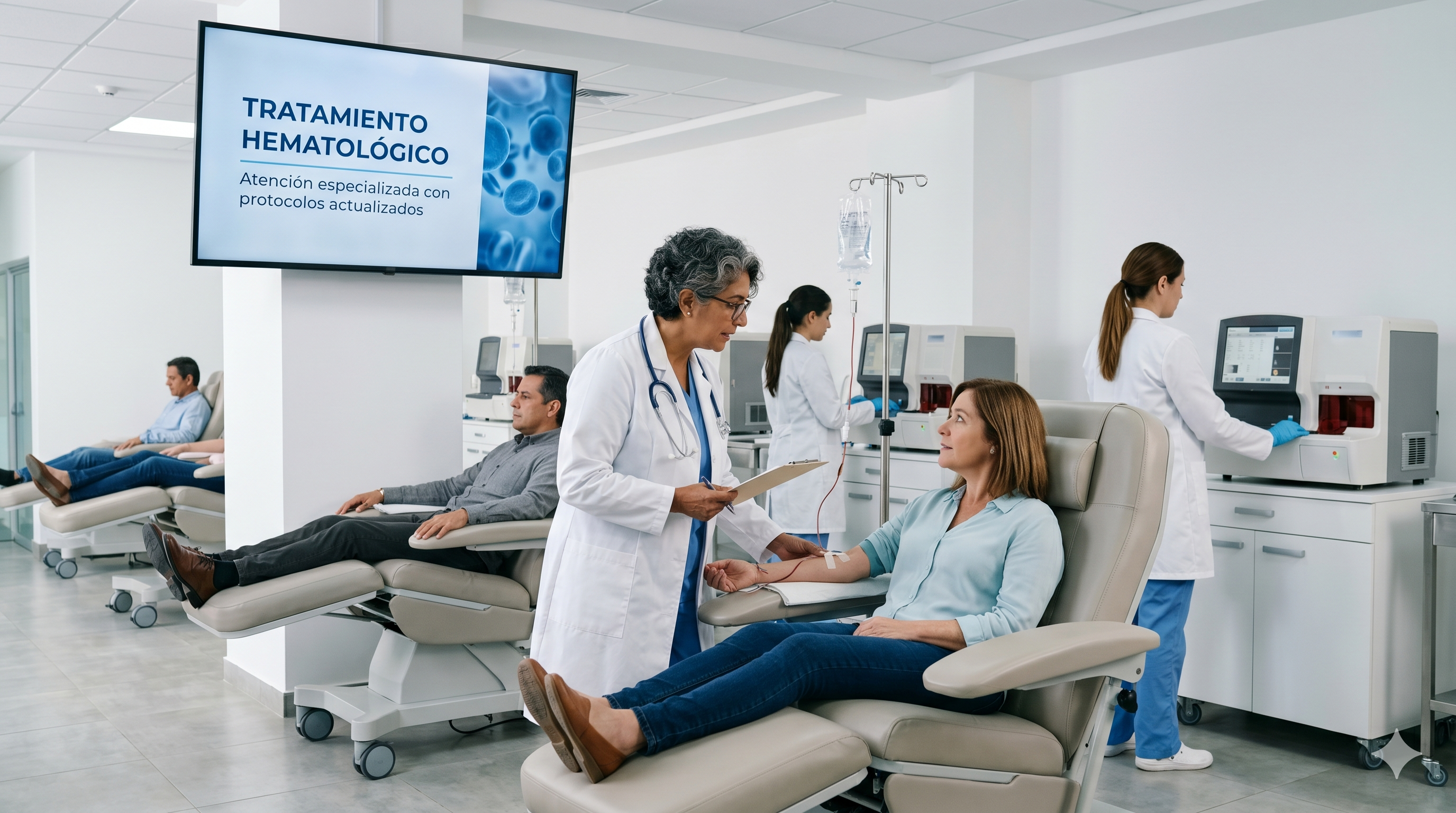 Tratamiento de hematología y oncología en RODI